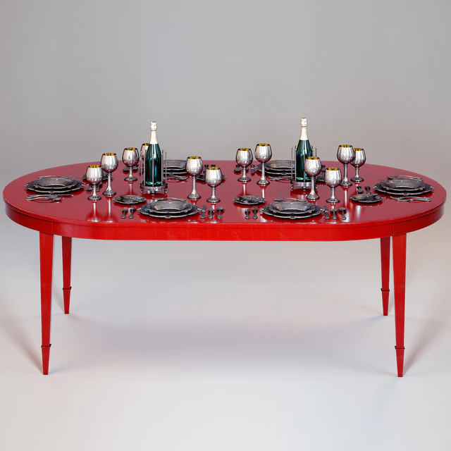 BAKER CLASSIC OVAL DINING TABLE №7838 — Descargar
