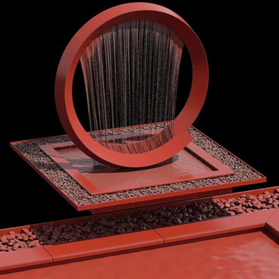 Waterfall fountains cascade 13 — Вид 5