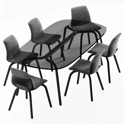 Jiu Jo Living table and chair — Ver 7