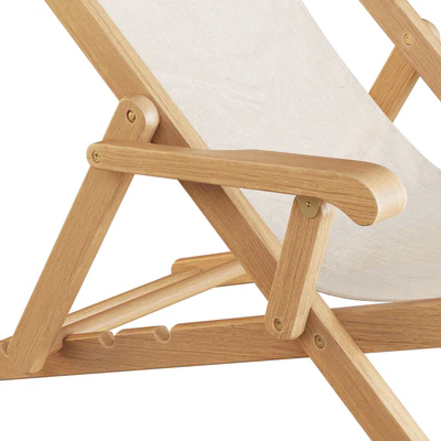Folding deck chair CHELSEA by Unopiù — View 6