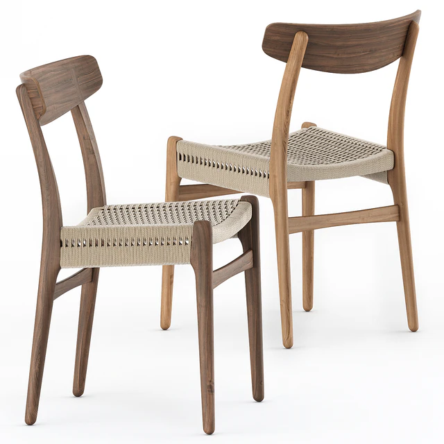 CH327 DINING TABLE, CH23 CHAIR by Carl Hansen & Son — Descargar