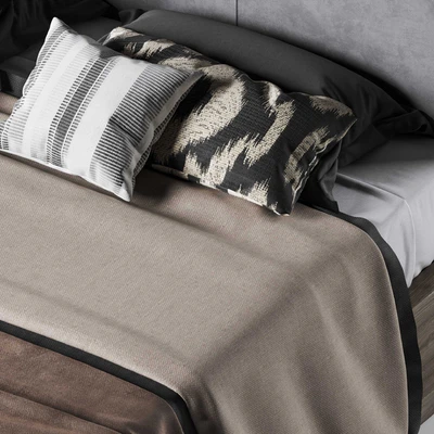 Restoration Hardware Kempton fabric platform bed — Вид 5