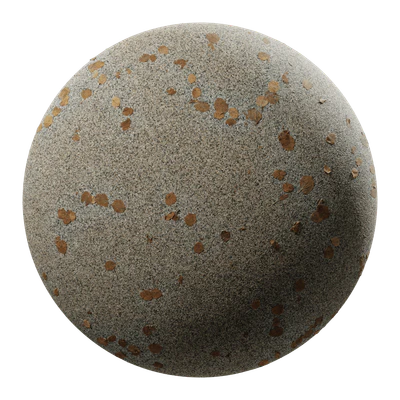 fallen leaves on aggregate concrete sidewalk texture — скачать