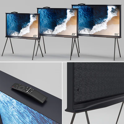 Samsung QLED The Serif TV black — Вид 3