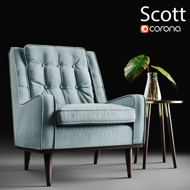 Scott armchair — Скачать