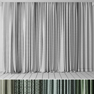 hadi curtain 57 collection green curtains — Ver 6