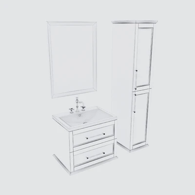 Bathroom furniture set (Alligator) — Ver 3