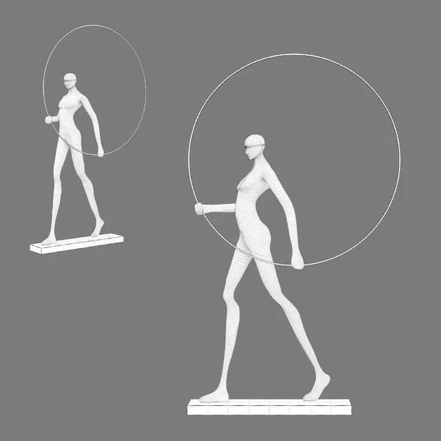 Designer floor lamp NIM GEO — Descargar