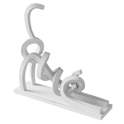 Statue Stretching Siamese Cat — Ver 6