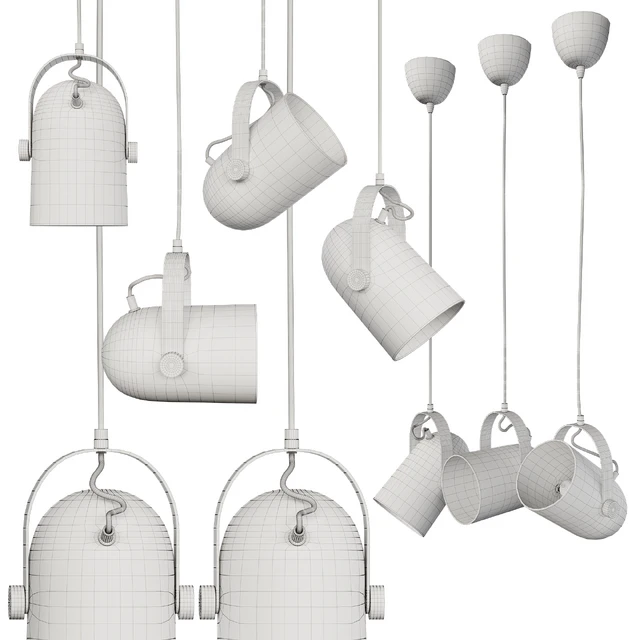 Modern Nordic Angled Drop Light by Ganeep — Скачать