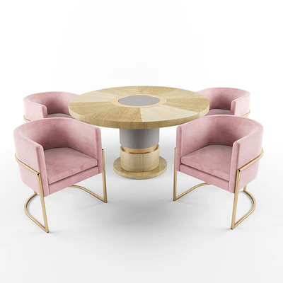 Julius chairs and Lune table — Ver 1