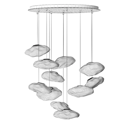 Bocci 73 random glass pendant light — Ver 4