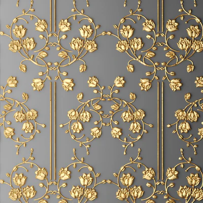 Лепной декор, Лепнина, Розетка, luxury, золотой декор, резьба, лепка, лепной, потолочная, классическая, цветок, линкруста, барельеф — Вид 2