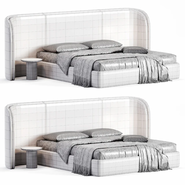 Двуспальная кровать Ferrol Bed — Скачать