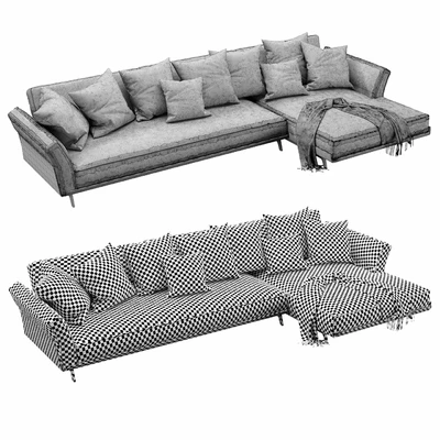 Flexform Este Chaise Lounge — Ver 4