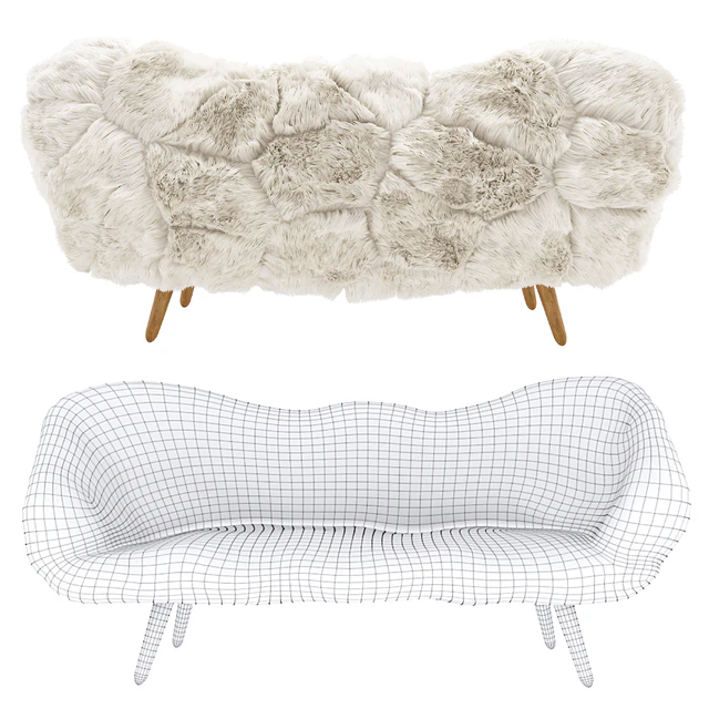 Campana Brothers Bolotas Sofa (white) — Скачать