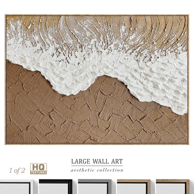 Large Panoramic Relief Plaster Wall Art C-837 — Ver 1