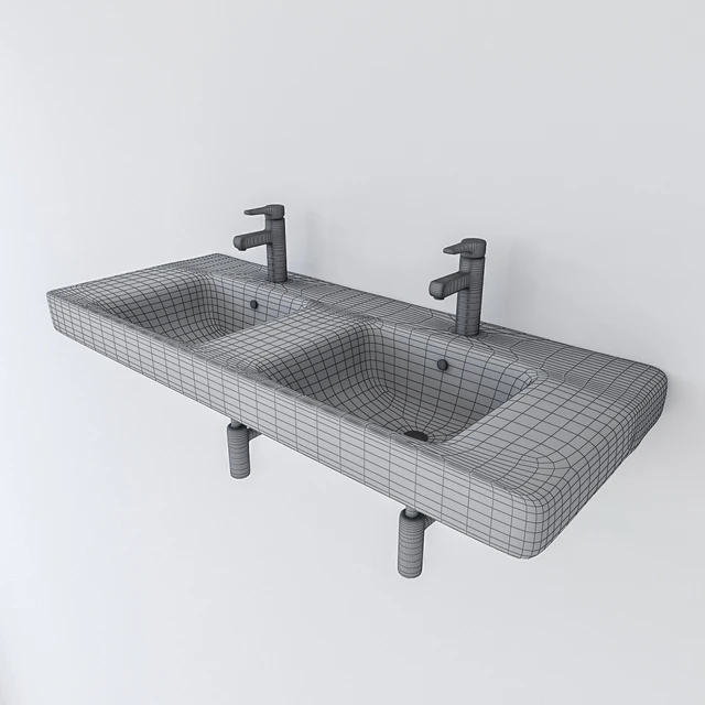 Double sink Jacob Delafon Odeon Up — Descargar