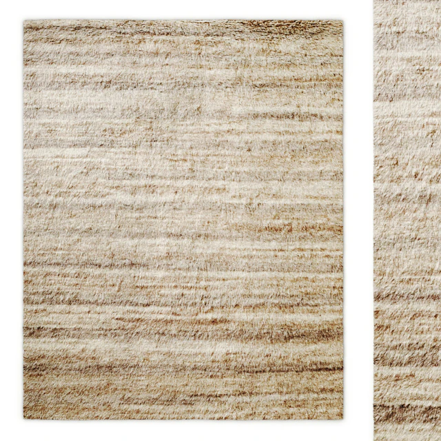 Palette Stripe Hand-Knotted Wool Shag Rug RH — Descargar