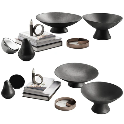 053 Living decor set PEAR and CANDLE 00 — Вид 5