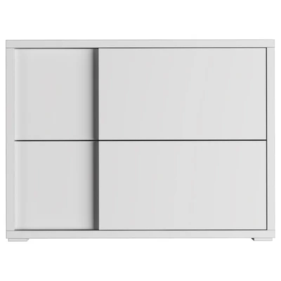Vig Furniture Nova Domus Asus - Italian Modern Elm Gray Nightstand — Ver 3
