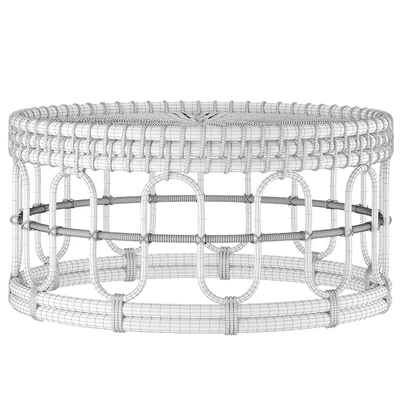 Samson Rattan Coffee Table 80 natural — Ver 3
