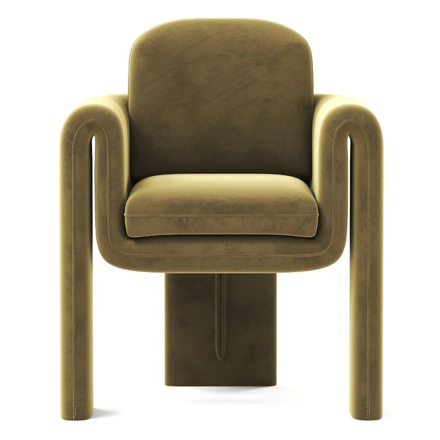Floria Velvet Chair — Descargar