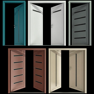 Металлические распашные противопожарные двери / Metal swinging fire doors — Вид 5