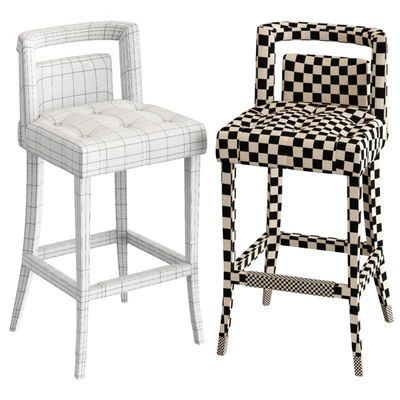 Candelabra Home Hart Velvet Counter Stool — Ver 2