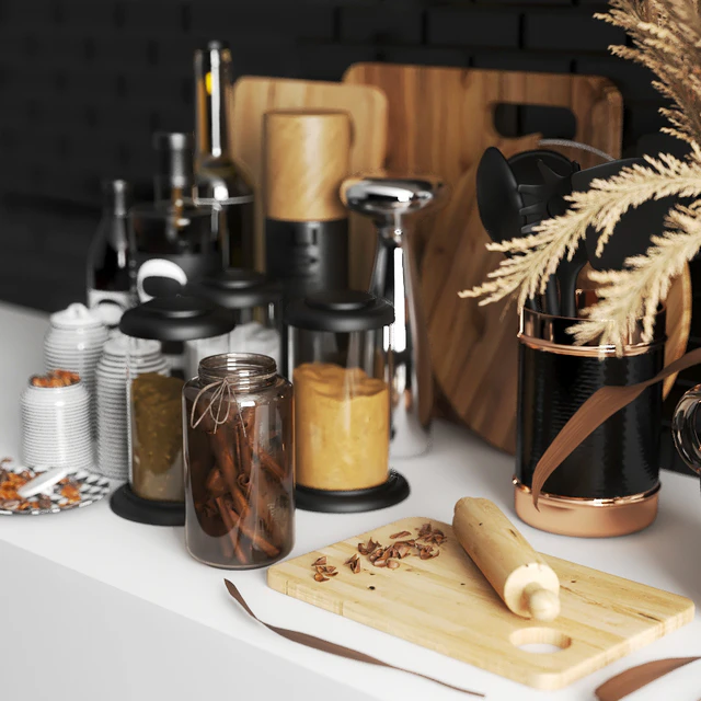 set1218 -kitchen brown — Descargar