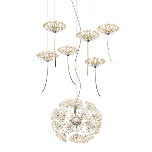 Crystal Dandelion Chandelier Northern European Style 2 — Скачать