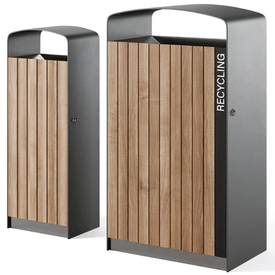 Litter bin and litter bin for dog waste Prax by mmcite — Ver 6