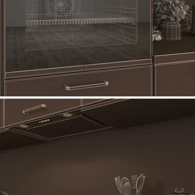 Kitchen Ikea Method Ekestad / Brown. — Ver 3