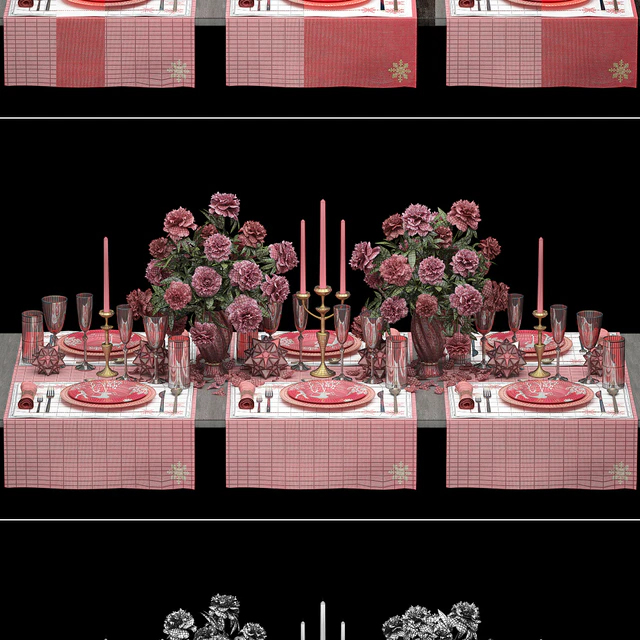 Сервировка стола 5. ZARA HOME, приборы, скатерть, декор, букет цветов, пионы, бокал, ваза, люкс декор, украшение стола, столовые приборы, свечи, стильная, праздничная, торжественная — Скачать