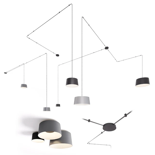 VIBIA TUBE modular pendant and ceiling system — Скачать
