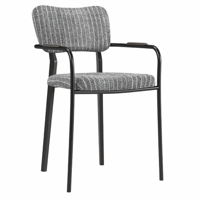 Klee Gray Bouclé Dining Chair — Ver 1