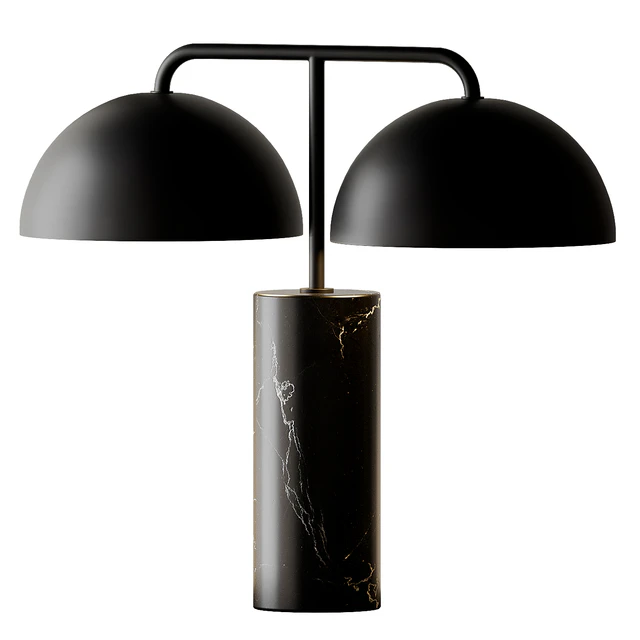 Domes Black Marble Table Lamp by Cb2 Exclusive — Скачать