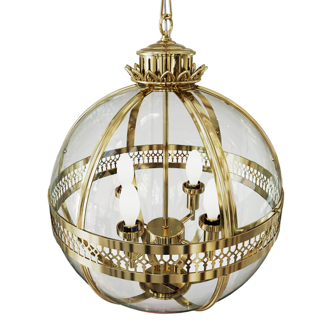 Ceiling lamp from Garda Decor - gold K2KM0115P-4MGOLD — Descargar