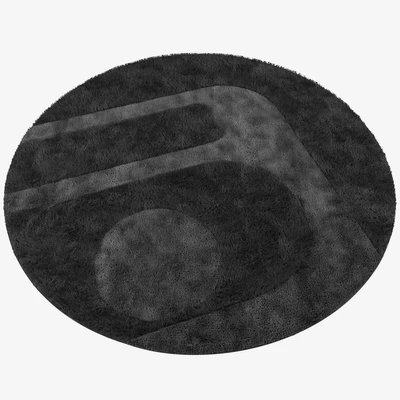 Круглый ковер  Wisp relief circle (minotti) — Вид 1