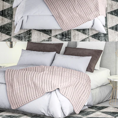 Bed and bed sheet set 1 — Вид 3