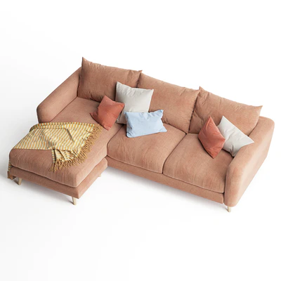 Squishmeister sofa chaise — Ver 7