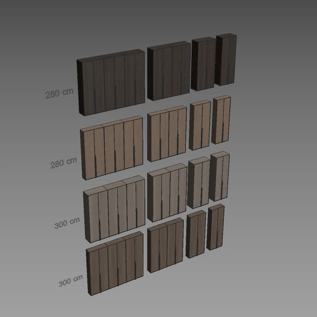 504 cabinet furniture 16 modular wardrobe cupboard 4 colors — Скачать