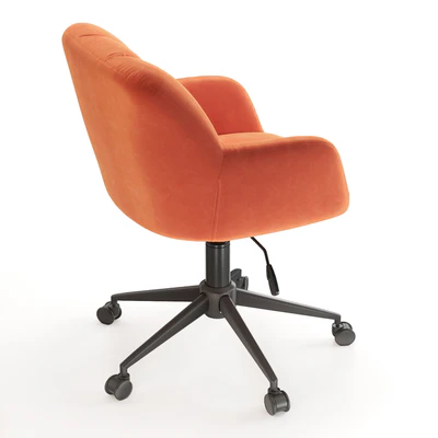 Office chair Elnor Velvet Orange — Ver 6