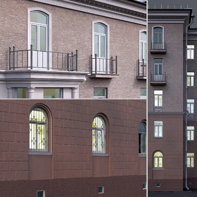 Residential building in classic style — Ver 5