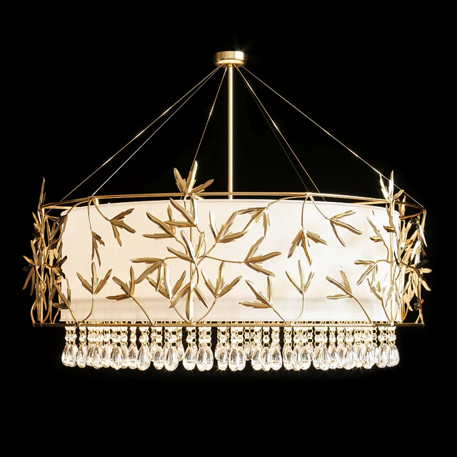 Hanging chandelier Marijuana Tredici — Descargar