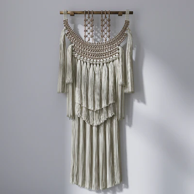 Decorative set with Wall Hanging Macrame # 4 — Ver 5
