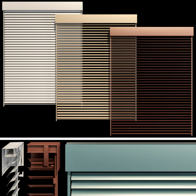 Металлические жалюзи для окон и дверей / Metal blinds for windows and doors — Скачать