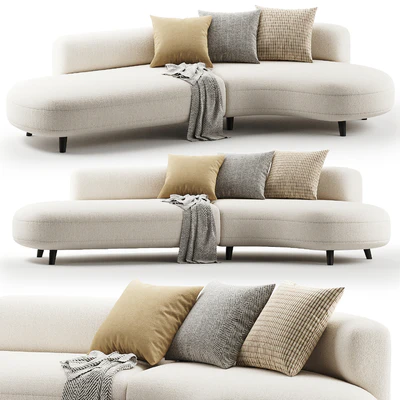 Polyester corner sofa — Ver 4