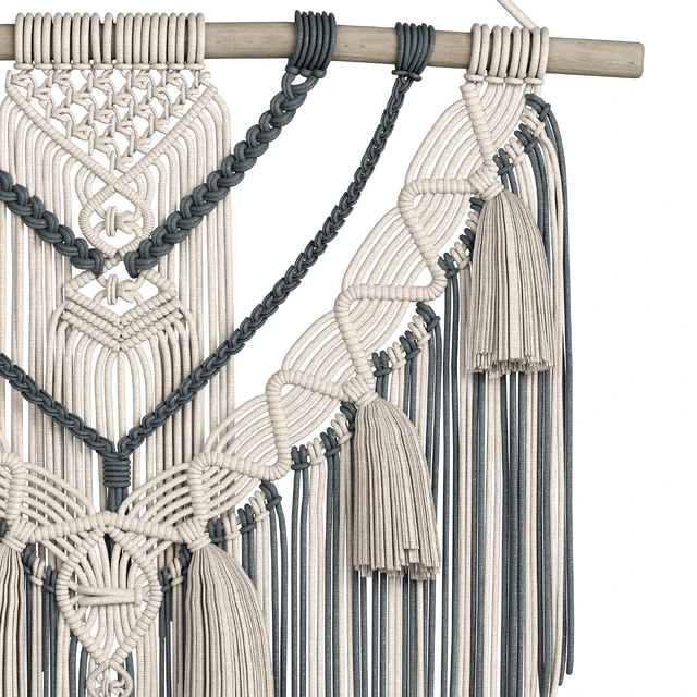macrame wall decor set02 — Скачать