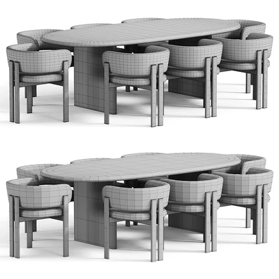 Bay Chair and Sakurai Dining Table — Ver 5